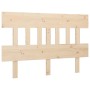 Testiera per Letto 163,5x3x81 cm in Legno Massello di Pino