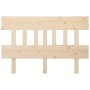 Testiera per Letto 163,5x3x81 cm in Legno Massello di Pino