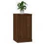 Credenza Rovere Marrone 37,5x35,5x67,5 cm in Legno Multistrato