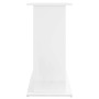 Supporto Acquario 81x36x73cm in Legno Multistrato Bianco Lucido