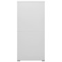 Armadio Classificatore Grigio Chiaro 46x62x133 cm in Acciaio