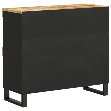 Credenza 85x33x75 cm in Legno Massello di Mango