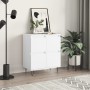 Credenza Bianca 60x35x70 cm in Legno Multistrato