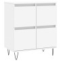 Credenza Bianca 60x35x70 cm in Legno Multistrato