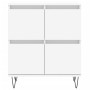 Credenza Bianca 60x35x70 cm in Legno Multistrato