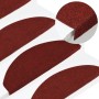 Tappetini Autoadesivi per Scale 15 pz 65x22,5x3,5 cm Rossi