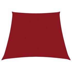 Parasole a Vela in Tela Oxford a Trapezio 2/4x3 m Rosso