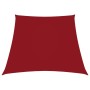 Parasole a Vela in Tela Oxford a Trapezio 2/4x3 m Rosso