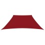 Parasole a Vela in Tela Oxford a Trapezio 2/4x3 m Rosso