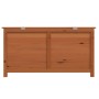 Box Cuscini da Esterno Marrone 100x50x56cm Legno Massello Abete