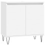 Mobile da Bagno Bianco 58x33x60 cm in Legno Multistrato