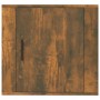 Comodino a Muro Rovere Fumo 50x30x47 cm