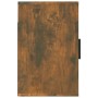 Comodino a Muro Rovere Fumo 50x30x47 cm