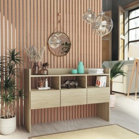 Credenza Rovere Sonoma 105x30x70 cm in Legno Multistrato