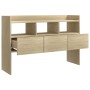 Credenza Rovere Sonoma 105x30x70 cm in Legno Multistrato