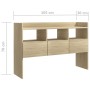 Credenza Rovere Sonoma 105x30x70 cm in Legno Multistrato