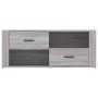 Mobile TV Grigio Sonoma 100x35x40 cm in Legno Multistrato