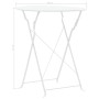 Set da Bistrot 3 pz in Acciaio Bianco