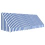 Tenda da Sole per Bistrò 400x120 cm Blu e Bianca