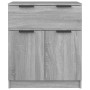 Credenza Grigio Sonoma 60x30x70 cm in Legno Multistrato