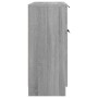 Credenza Grigio Sonoma 60x30x70 cm in Legno Multistrato