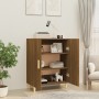 Credenza Rovere Marrone 70x34x90 cm in Legno Multistrato