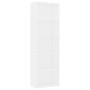 Libreria a 5 Ripiani Bianca 60x30x189 cm in Legno Multistrato
