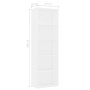 Libreria a 5 Ripiani Bianca 60x30x189 cm in Legno Multistrato
