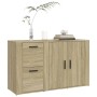 Credenza Rovere Sonoma 100x33x59,5 cm in Legno Multistrato