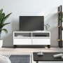 Mobile Porta TV Bianco 100x34,5x44,5 cm in Legno Multistrato