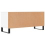 Mobile Porta TV Bianco 100x34,5x44,5 cm in Legno Multistrato