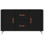 Credenza Nera 100x36x60 cm in Legno Multistrato