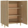 Credenza Rovere Sonoma 70x34x90 cm in Legno Multistrato