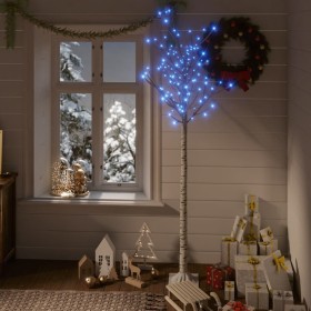 Albero Natale 180 LED 1,8 m Salice Blu Interno Esterno