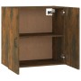 Mobile Pensile Rovere Fumo 60x31x60 cm Legno Multistrato