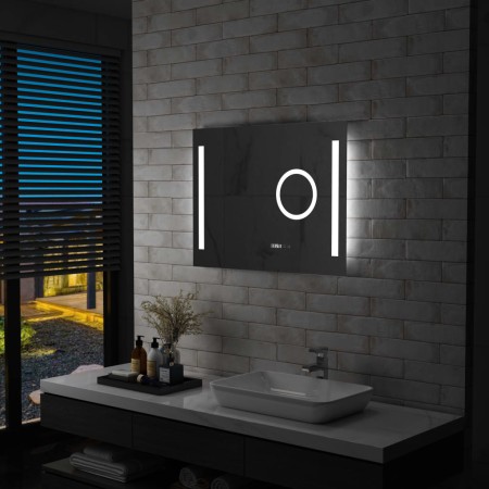 Specchio LED da Bagno con Sensore Tattile 80x60 cm