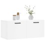 Mobile a Parete Bianco 80x36,5x35 cm in Legno Multistrato