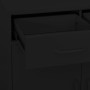 Armadietto Nero 80x35x101,5 cm in Acciaio