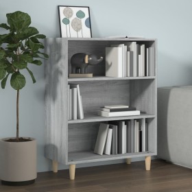 Credenza Grigio Sonoma 69,5x32,5x90 cm in Legno Multistrato