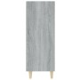 Credenza Grigio Sonoma 69,5x32,5x90 cm in Legno Multistrato