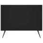 Tavolino da Salotto Nero 102x50x40 cm in Legno Multistrato