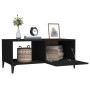 Tavolino da Salotto Nero 90x50x40 cm in Legno Multistrato