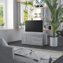 Mobile Porta TV Grigio Sonoma 80x34x36 cm in Legno Multistrato