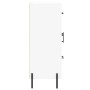 Credenza Bianca 69,5x34x90 cm in Legno Multistrato