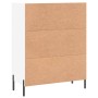 Credenza Bianca 69,5x34x90 cm in Legno Multistrato