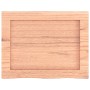 Ripiano Muro Marrone 40x30x(2-4) cm Massello Rovere Trattato