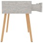 Comodini 2pz Grigio Cemento 40x40x56 cm in Legno Multistrato