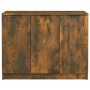 Credenza Rovere Fumo 90,5x30x70 cm in Legno Multistrato