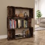 Libreria/Divisorio Rovere Fumo 80x24x96 cm in Legno Multistrato