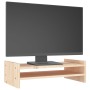 Supporto per Monitor 50x27x15 cm in Legno Massello di Pino